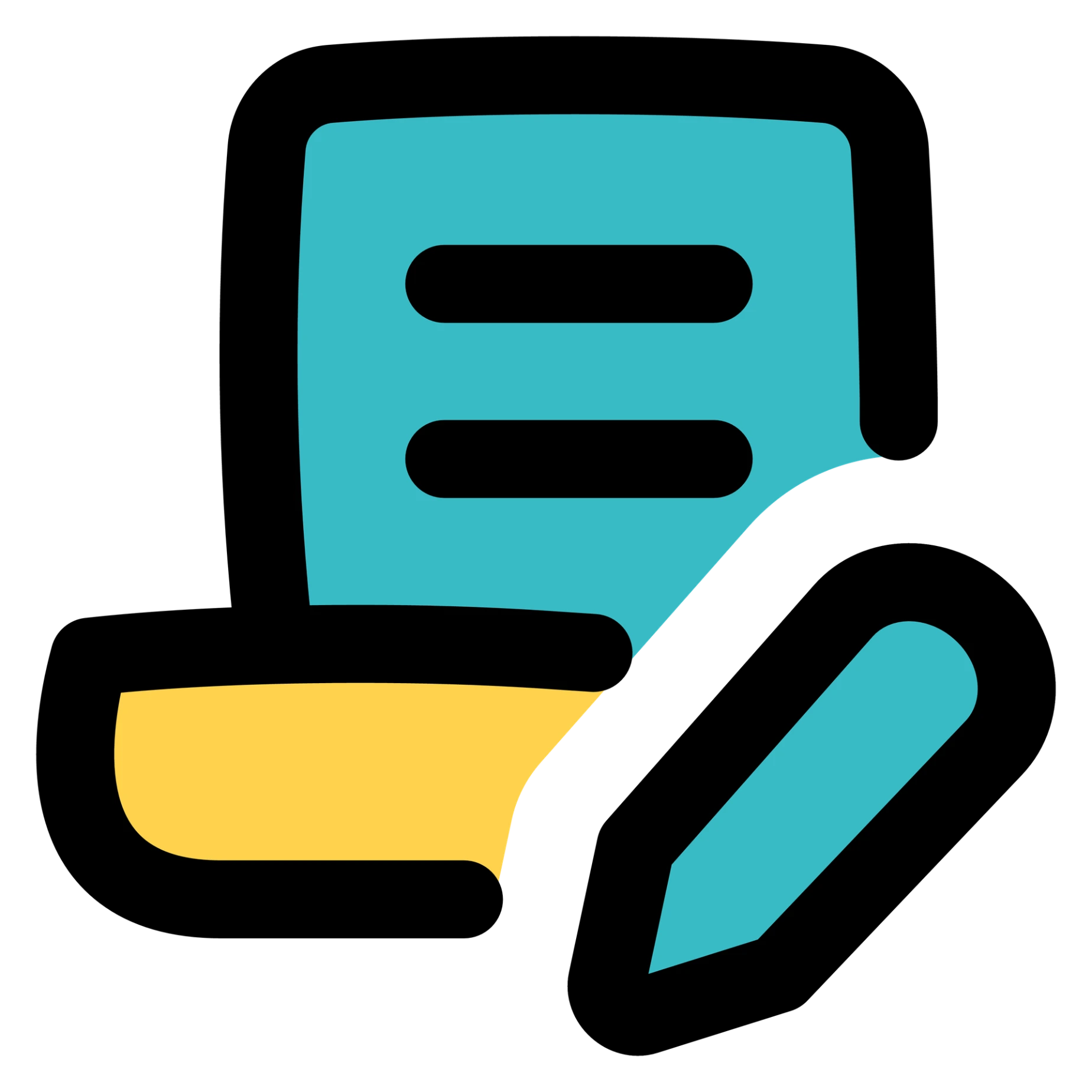 Icon of paper and pen